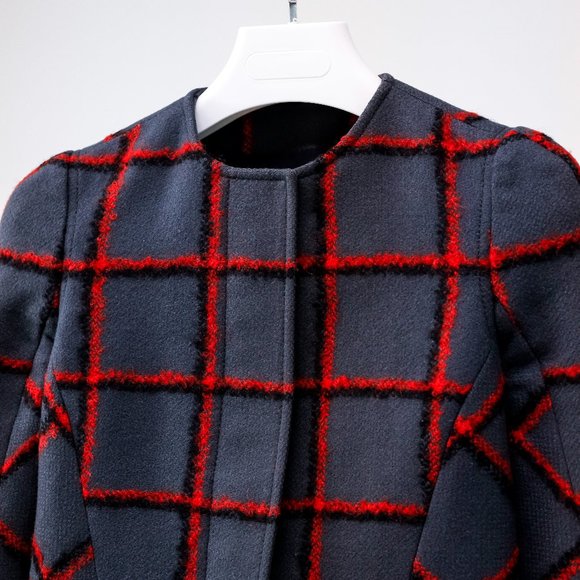 Christian Dior Windowpane Check Wool Jacket - Picture 3 of 11